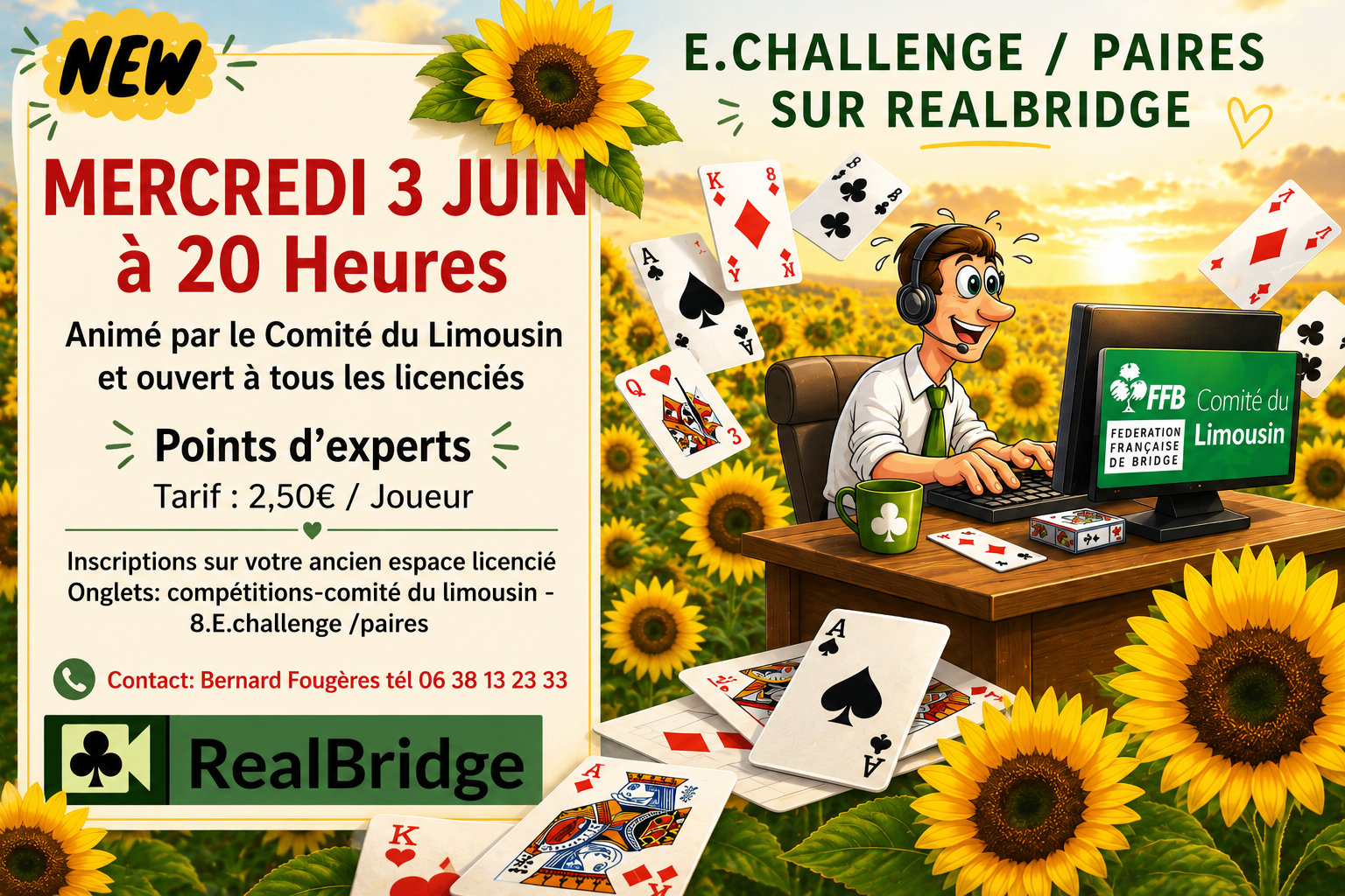 Dernière séance du E.Challenge par paires du Comité
