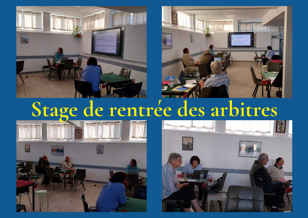Les stages de rentrée du Comité