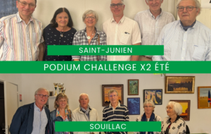 Finale de comité du Challenge x 2 été à Saint-Junien et Souillac