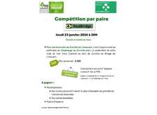 E-Challenge par paires sur RealBridge du Comité du Limousin