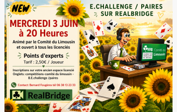 Dernière séance du E.Challenge par paires du Comité