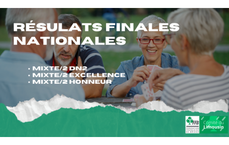 Résultats Finales Nationales Saint-Cloud 